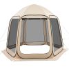 Screen House Tent, 10 x 9.2 ft, 4-8 Person Pop Up Screen Tent, Portable Screened in Canopy with Carry Bag, Netting Sides, Ground Stakes, for Garden