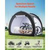 Bike Storage Tent, 4 to 5 Bikes, Outdoor Spacious Bike Storage Tent with Ventilated Window