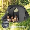 2-Person Off-Ground Outdoor Camping Tent with External Cover
