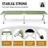 RHB-03A Portable Folding Camping Cot with Carrying Bag Army Green