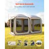 Screen House Tent, 12 x 6 ft, 2 in 1 Pop Up Screen Tent, Portable Screened in Canopy with Carry Bag, Netting Sides, Ground Stakes, for Garden, Patio