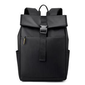Casual Backpack For Men Women New Laptop Backpack Oxford Cloth Waterproof Short Distance Travel Backpack Men Black (Option: Black)