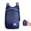 Eco-friendly Portable And Foldable Small Backpack; Short-Distance Travel Bag For Men And Women For American Football Spectators