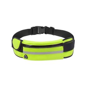 Unisex Sports Waist Belt (Color: Green)