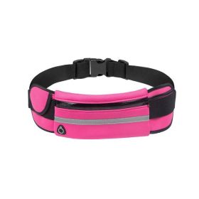 Unisex Sports Waist Belt (Color: Pink)