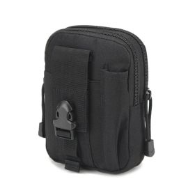 Attachable Waist Pouch For Camping, Travel, Running (Color: Black)