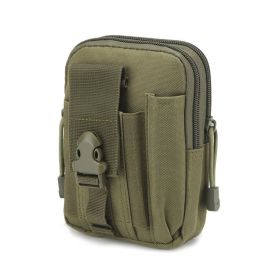 Attachable Waist Pouch For Camping, Travel, Running (Color: Army Green)