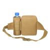 Camouflage Attachable Waist Pouch With Water Bottle Holder For Outdoor Traveling Camping Hunting Cycling